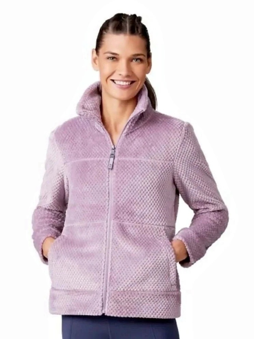 Free Country Women's Purple Full-Zip Jacket